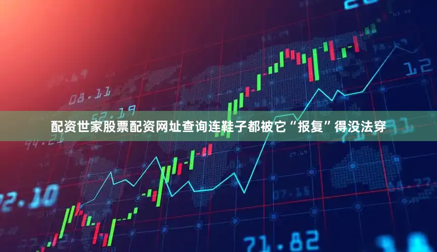配资世家股票配资网址查询连鞋子都被它“报复”得没法穿