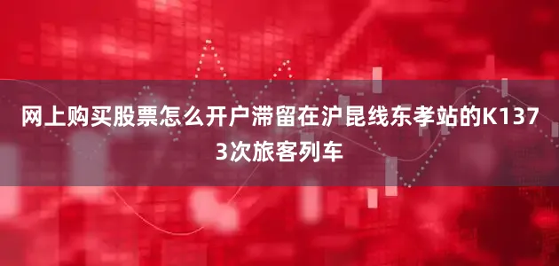 网上购买股票怎么开户滞留在沪昆线东孝站的K1373次旅客列车