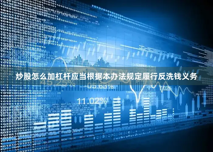 炒股怎么加杠杆应当根据本办法规定履行反洗钱义务